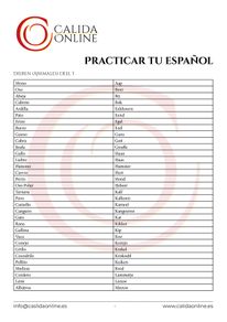 Practicar espanol10